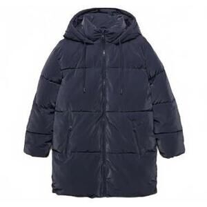 Mango Teen's Long Quilted Puffer Jacket Navy NWT